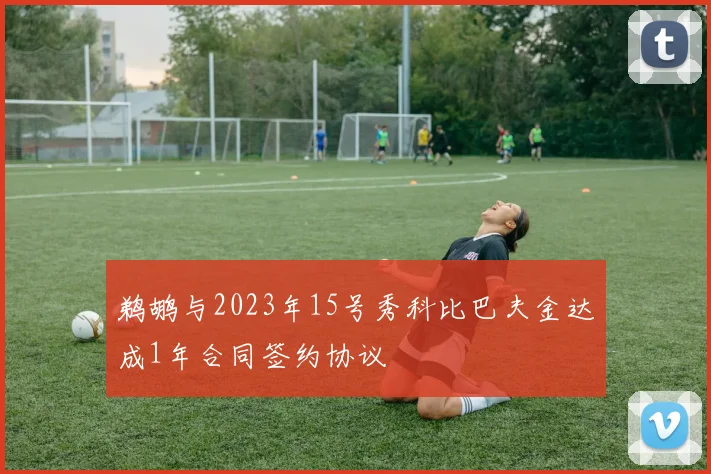 鹈鹕与2023年15号秀科比巴夫金达成1年合同签约协议